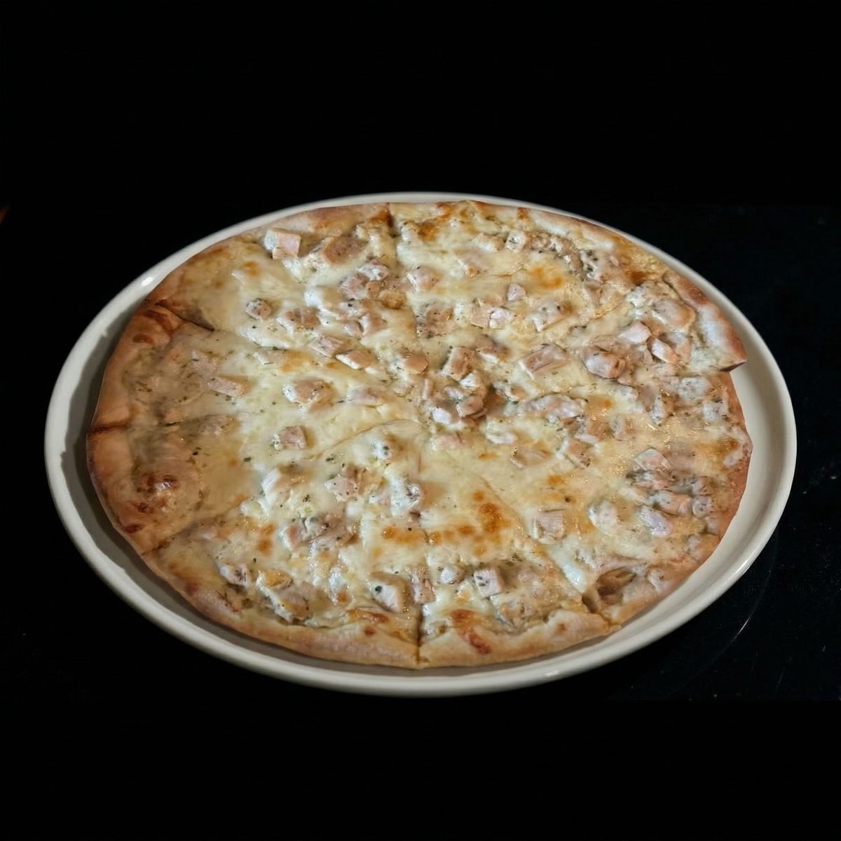 Chicken Alfredo Pizza