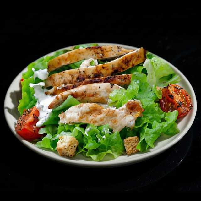 Caesar Salad with Chicken.